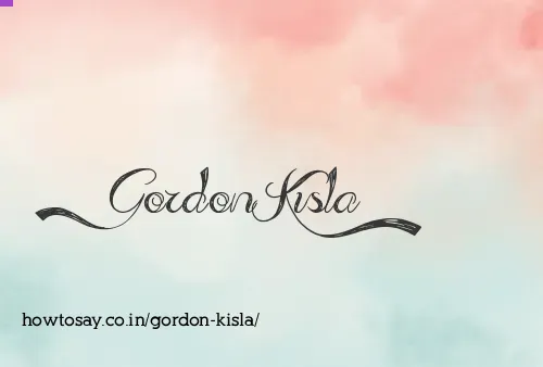 Gordon Kisla