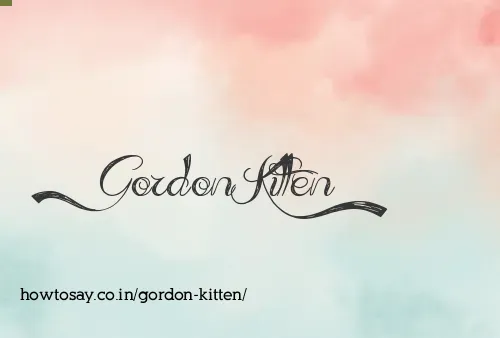 Gordon Kitten