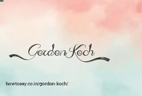 Gordon Koch