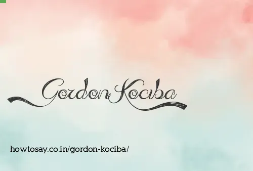 Gordon Kociba