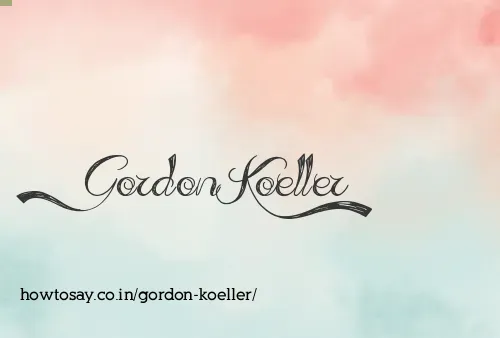 Gordon Koeller