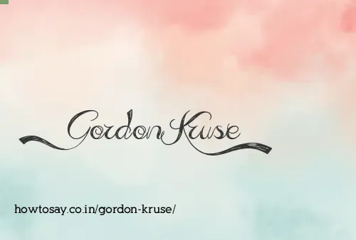 Gordon Kruse