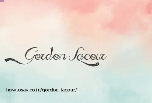 Gordon Lacour