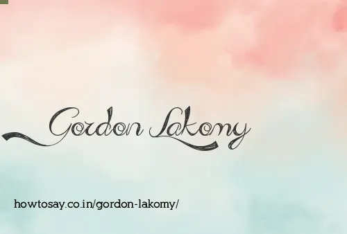 Gordon Lakomy