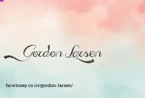 Gordon Larsen