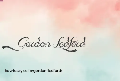 Gordon Ledford