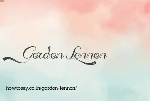 Gordon Lennon