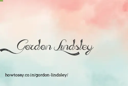 Gordon Lindsley