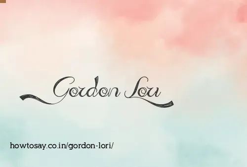 Gordon Lori