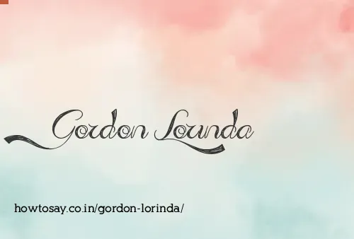 Gordon Lorinda