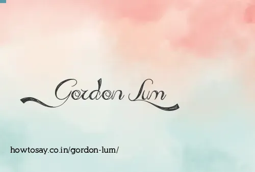 Gordon Lum