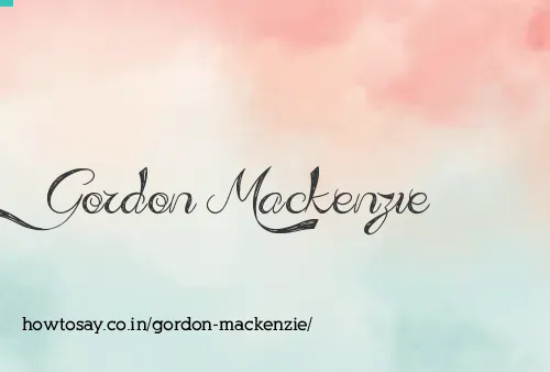 Gordon Mackenzie