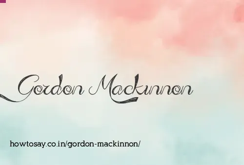 Gordon Mackinnon