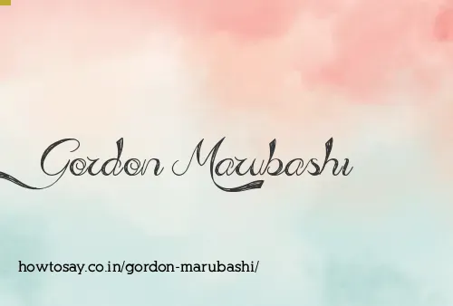 Gordon Marubashi