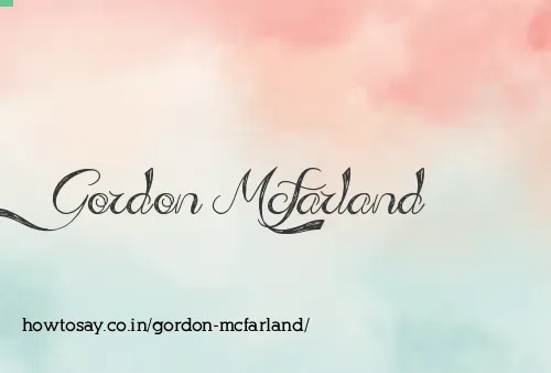 Gordon Mcfarland