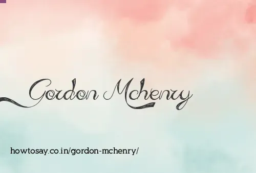 Gordon Mchenry