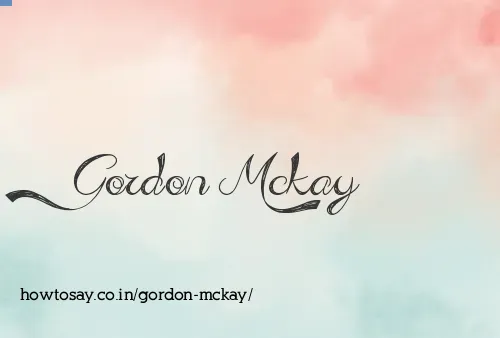 Gordon Mckay