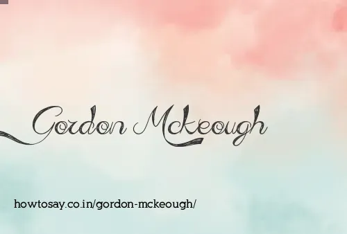 Gordon Mckeough