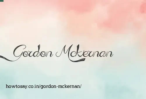 Gordon Mckernan