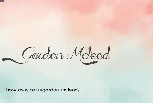 Gordon Mcleod