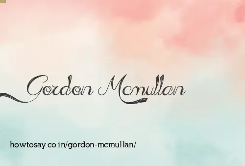 Gordon Mcmullan