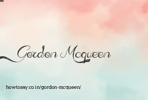 Gordon Mcqueen