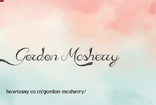 Gordon Mcsherry