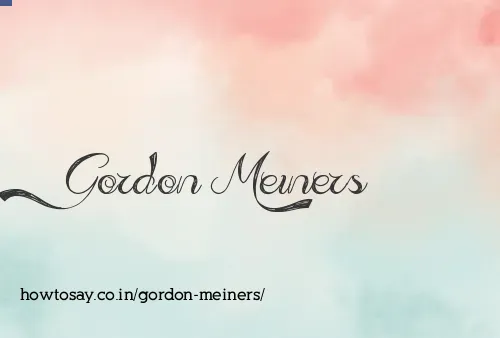 Gordon Meiners