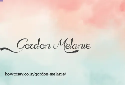 Gordon Melanie