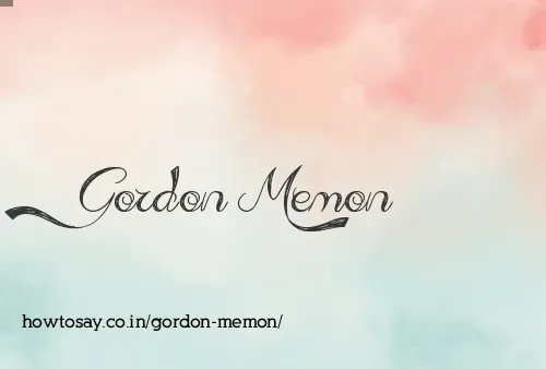 Gordon Memon