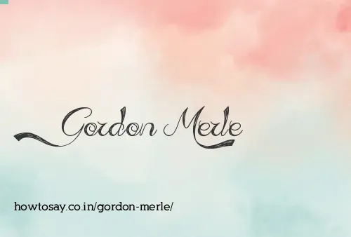 Gordon Merle