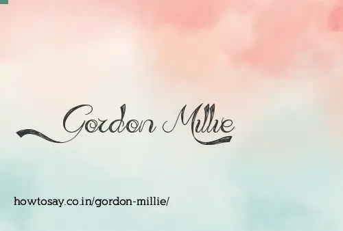 Gordon Millie