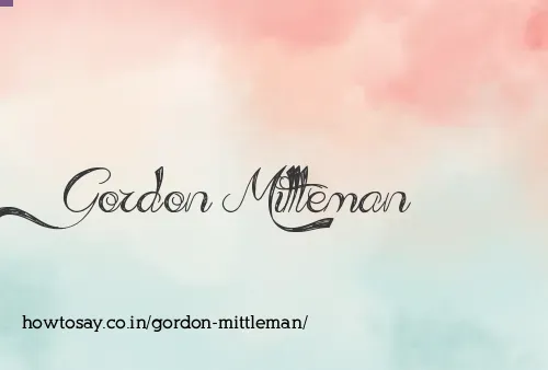 Gordon Mittleman