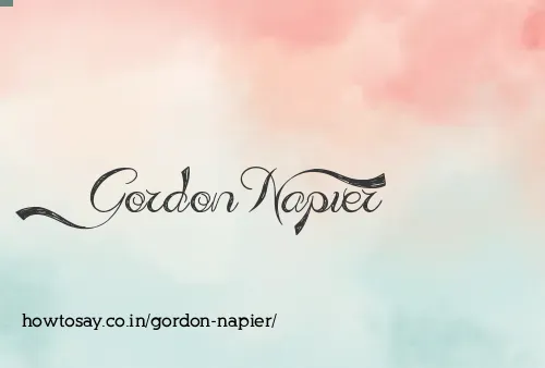 Gordon Napier