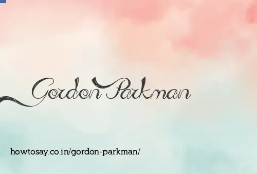 Gordon Parkman
