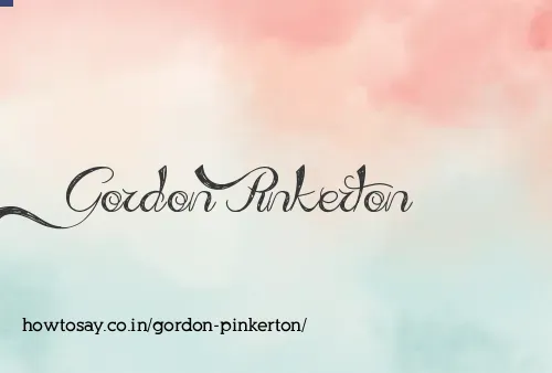 Gordon Pinkerton