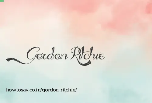 Gordon Ritchie