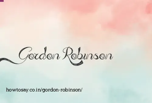 Gordon Robinson