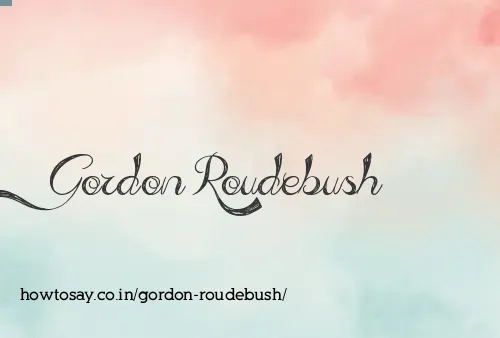 Gordon Roudebush