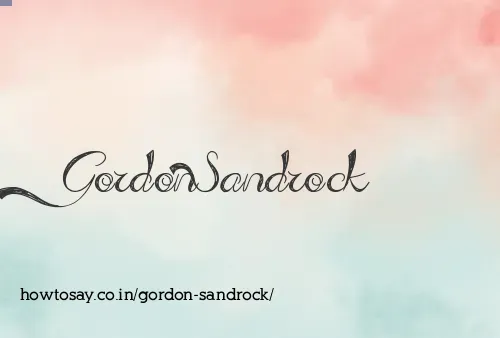 Gordon Sandrock