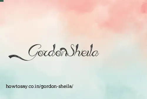 Gordon Sheila
