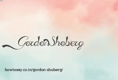 Gordon Shoberg