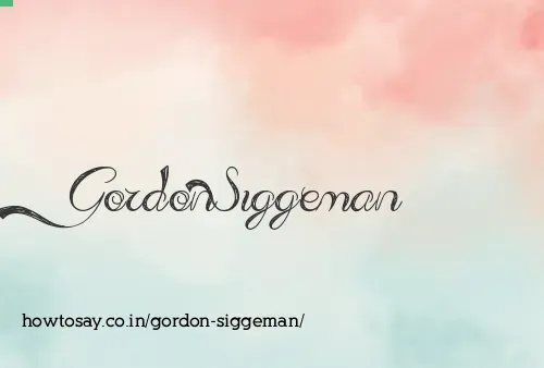 Gordon Siggeman
