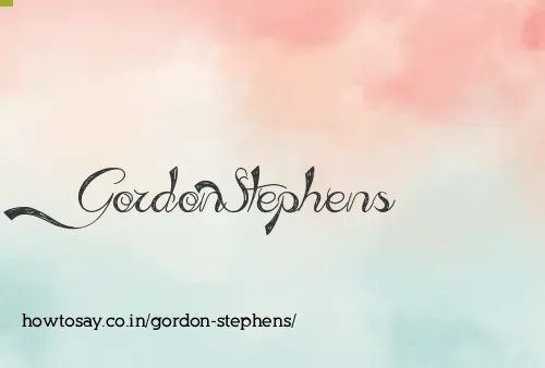 Gordon Stephens