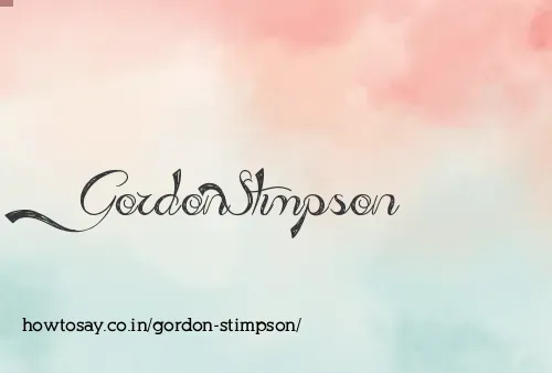 Gordon Stimpson
