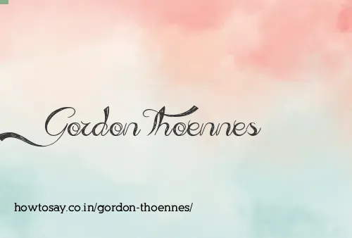 Gordon Thoennes