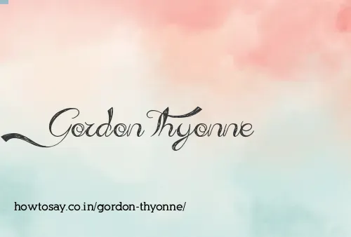 Gordon Thyonne