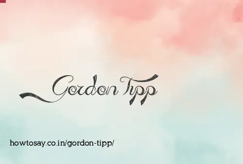 Gordon Tipp