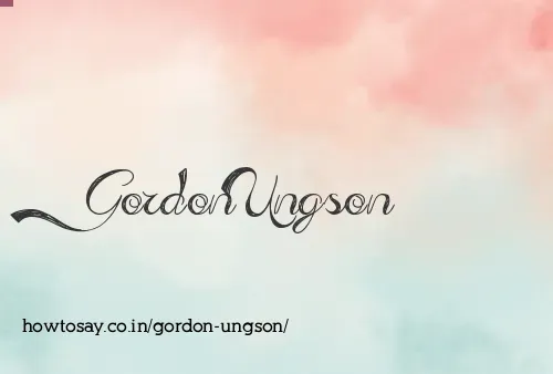 Gordon Ungson