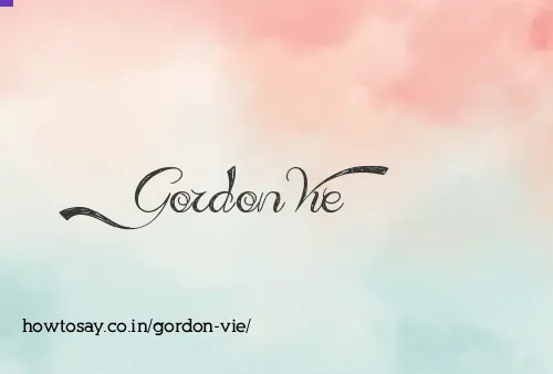 Gordon Vie